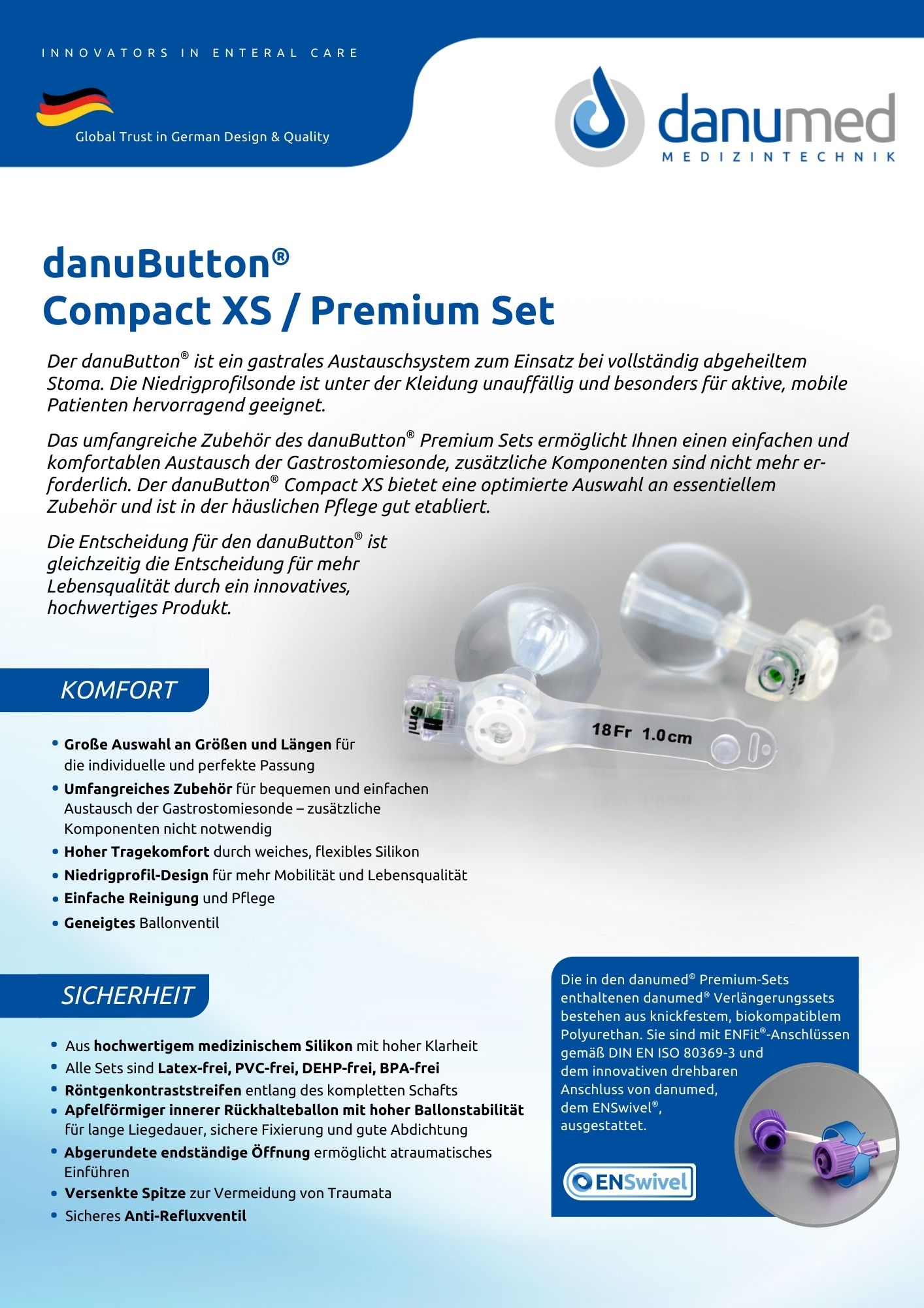 danuButton® Gastrostomieknopf-Sets